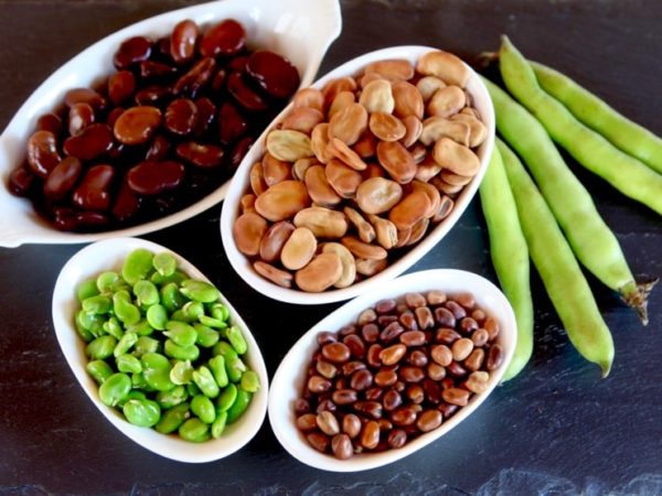 Preparando a fava